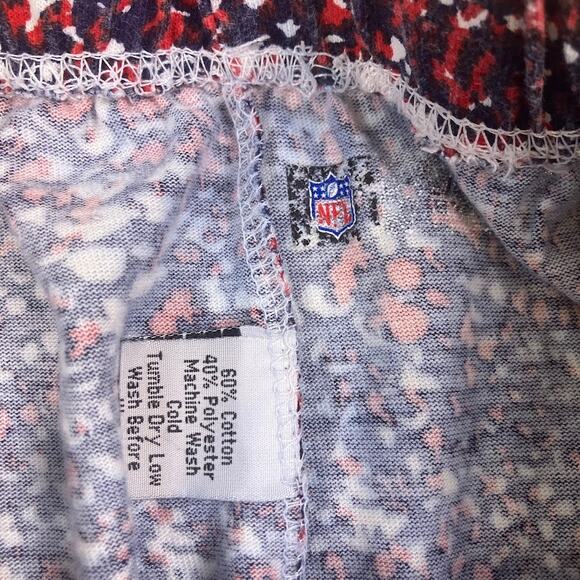 BUFFALO BILLS Snake Print Parachute MC Hammer Pants Size XL Blue Red White - Picture 5 of 9